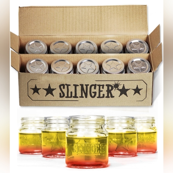 Slinger Mason Jar Shot Glasses - Picture 4 of 5